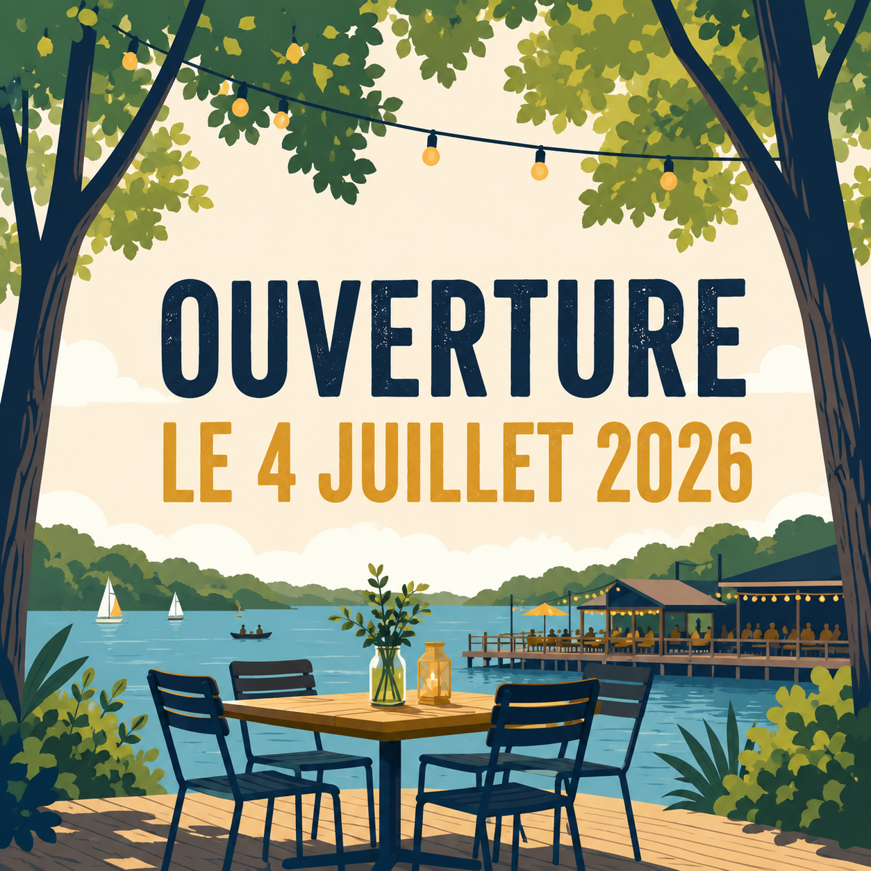 Ouverture le 4 juillet